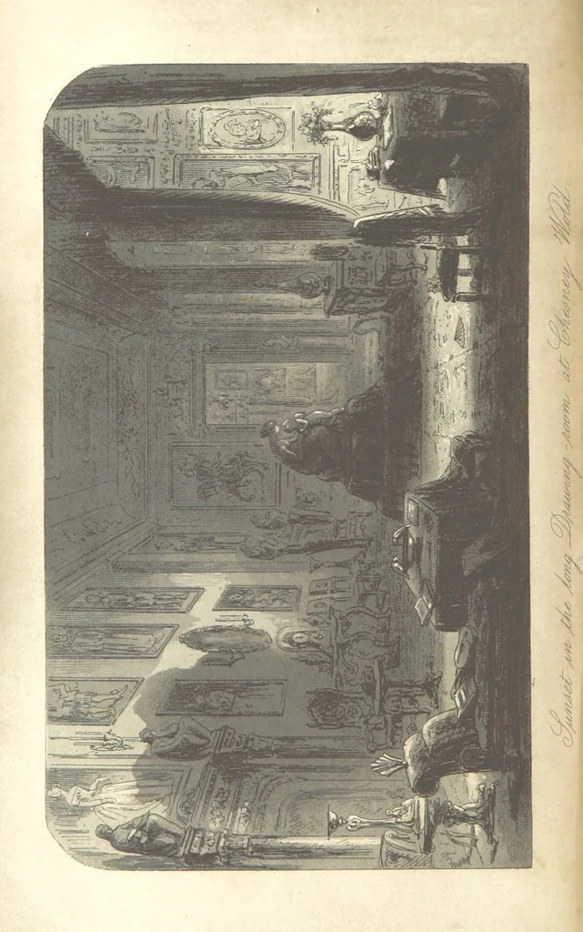 An illustration from Bleak House ... With illustrations by H. K. Browne, 1853, leaf 476