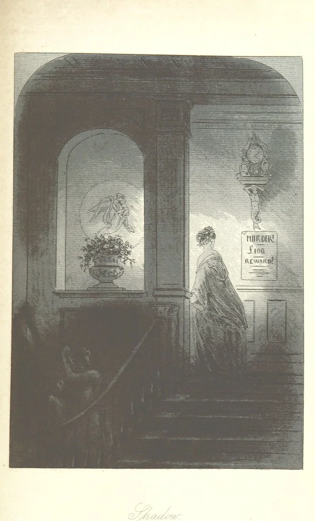 An illustration from Bleak House ... With illustrations by H. K. Browne, 1853, leaf 603