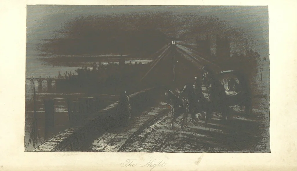 An illustration from Bleak House ... With illustrations by H. K. Browne, 1853, leaf 644