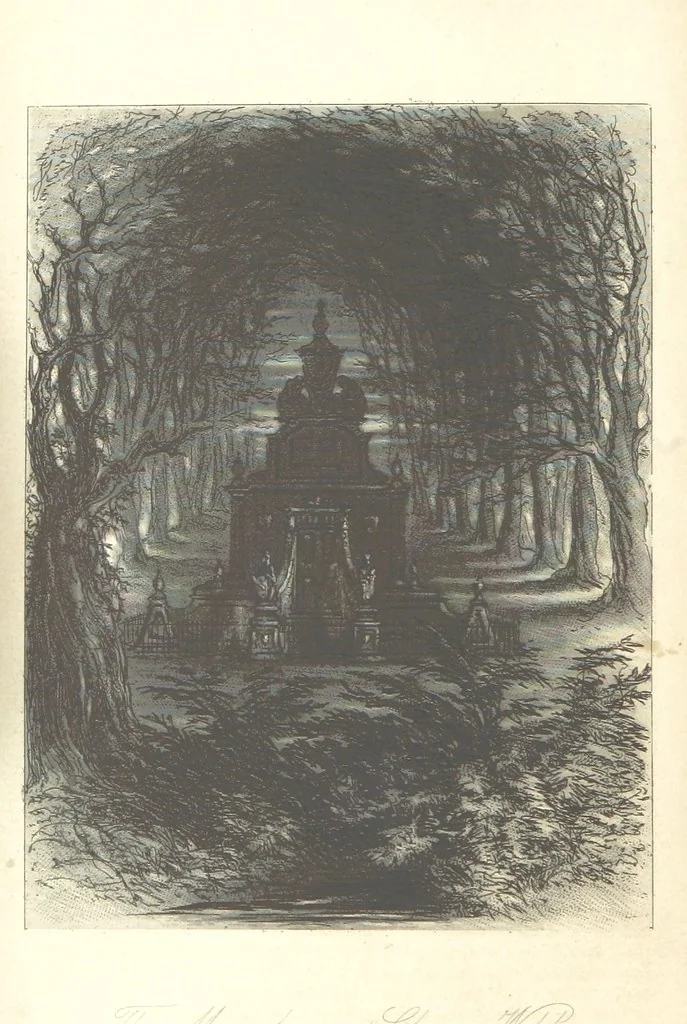 An illustration from Bleak House ... With illustrations by H. K. Browne, 1853, leaf 720