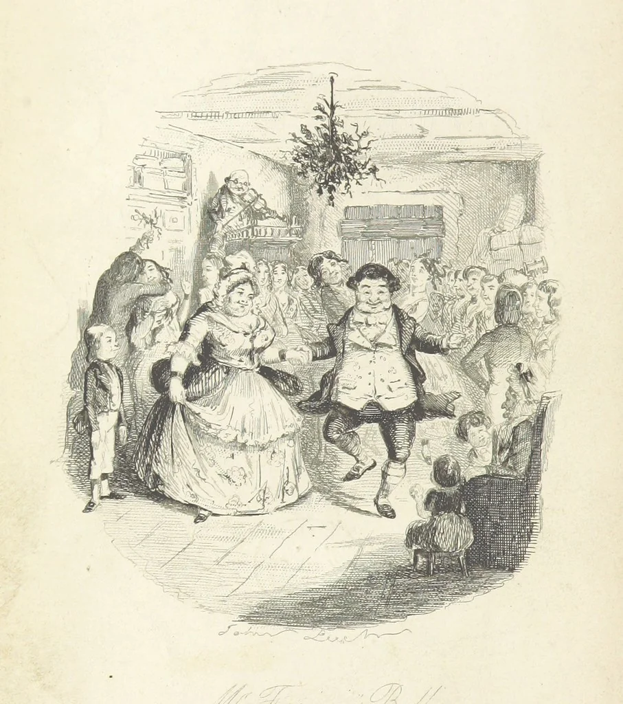 An illustration from Christmas Books ... With illustrations by Sir Edwin Landseer, R.A., Maclise, R.A., Stanfield, R.A., F. Stone, Doyle, Leech, and Tenniel, 1869, leaf 8