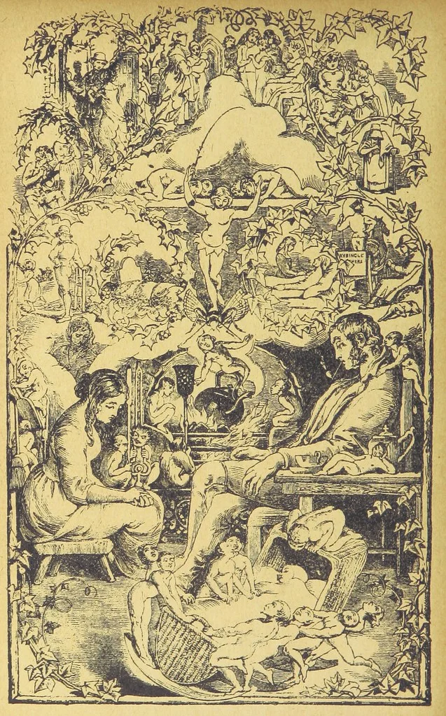 An illustration from Christmas Books. [With plates, 1892, leaf 142