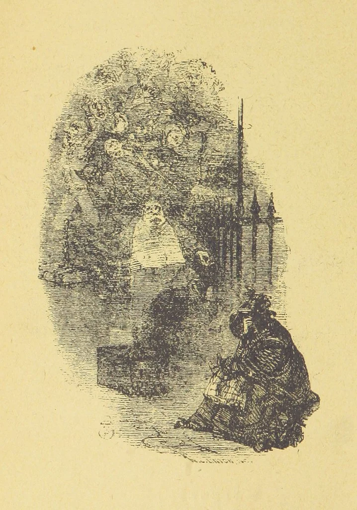 An illustration from Christmas Books. [With plates, 1892, leaf 16