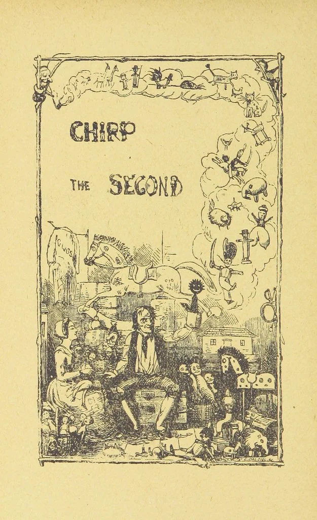 An illustration from Christmas Books. [With plates, 1892, leaf 186