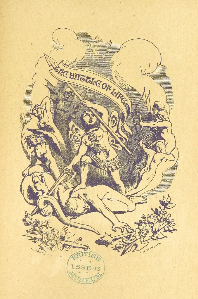 An illustration from Christmas Books. [With plates, 1892, leaf 219