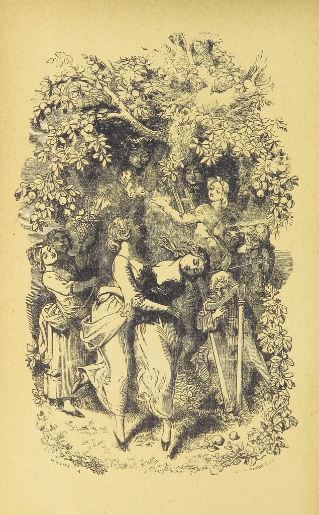An illustration from Christmas Books. [With plates, 1892, leaf 222