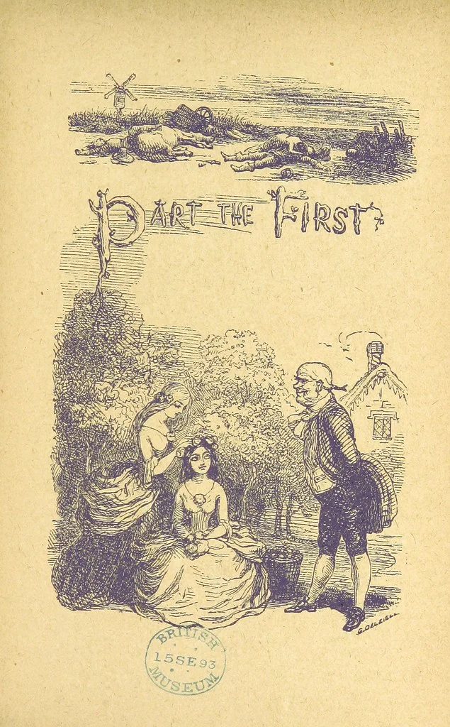 An illustration from Christmas Books. [With plates, 1892, leaf 227