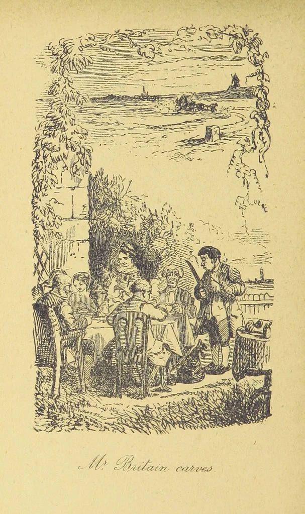 An illustration from Christmas Books. [With plates, 1892, leaf 246