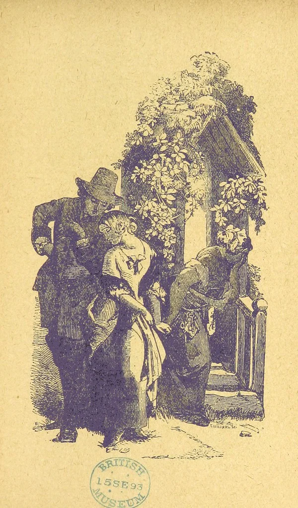 An illustration from Christmas Books. [With plates, 1892, leaf 265