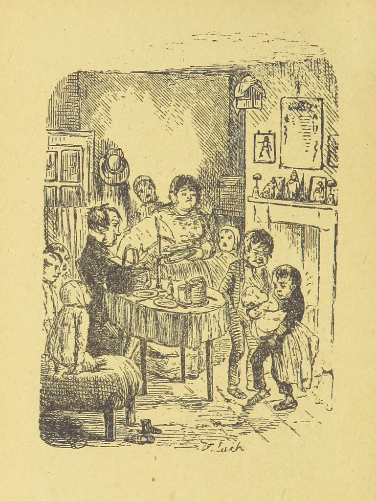 An illustration from Christmas Books. [With plates, 1892, leaf 312