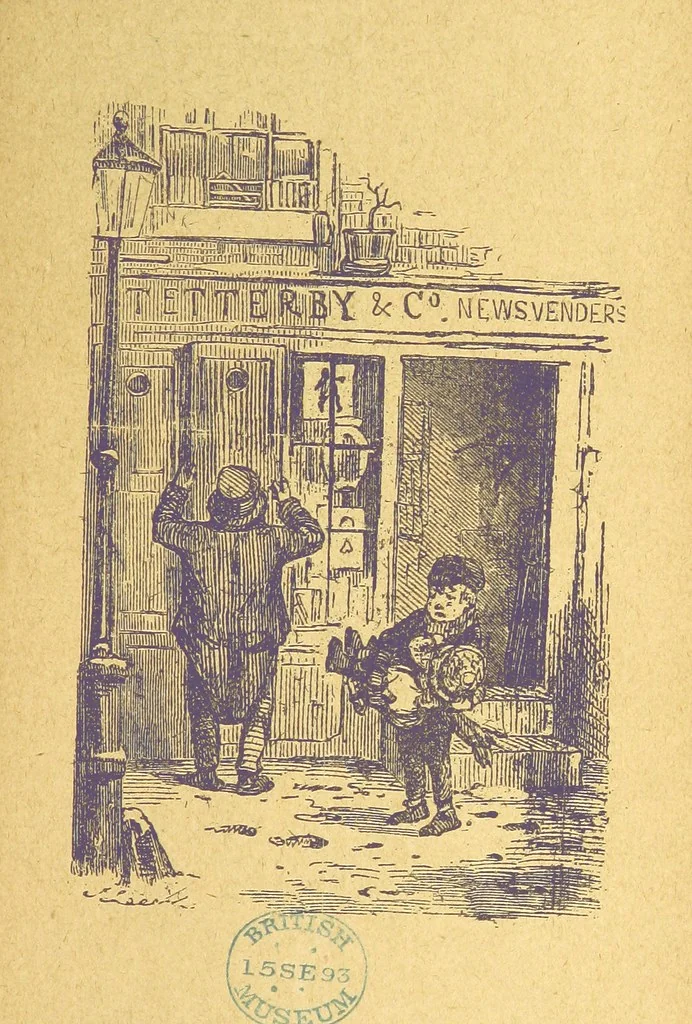 An illustration from Christmas Books. [With plates, 1892, leaf 351