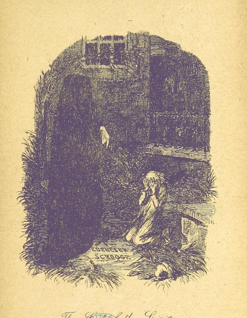 An illustration from Christmas Books. [With plates, 1892, leaf 59