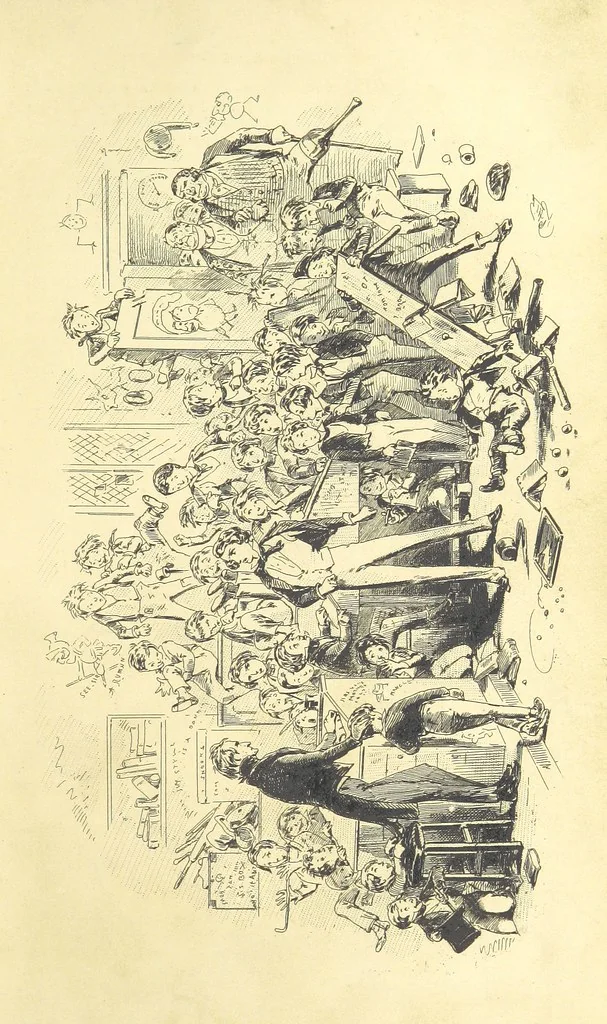 An illustration from The personal history of David Copperfield ... With illustrations by H. K. Browne, 1850, leaf 105