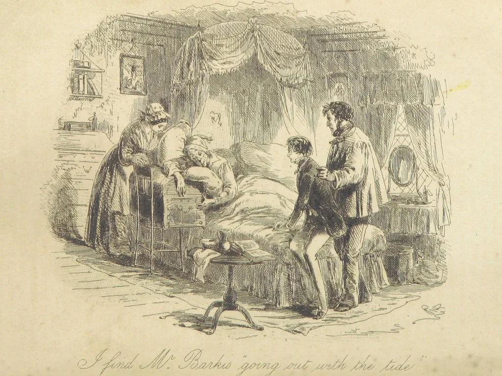 An illustration from The personal history of David Copperfield ... With illustrations by H. K. Browne, 1850, leaf 378