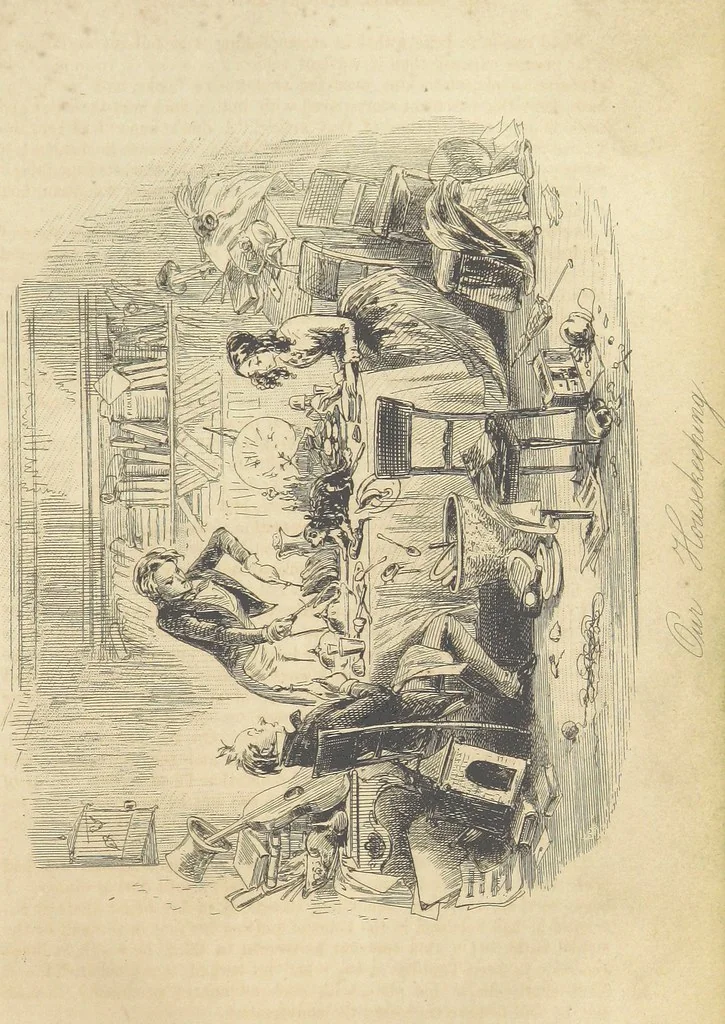 An illustration from The personal history of David Copperfield ... With illustrations by H. K. Browne, 1850, leaf 537