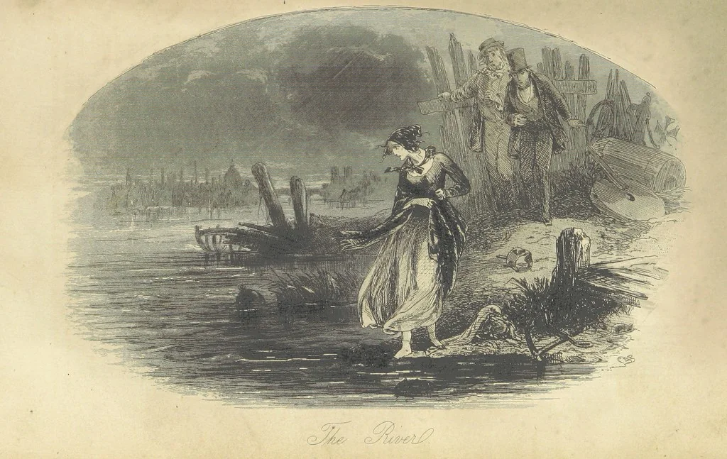 An illustration from The personal history of David Copperfield ... With illustrations by H. K. Browne, 1850, leaf 569