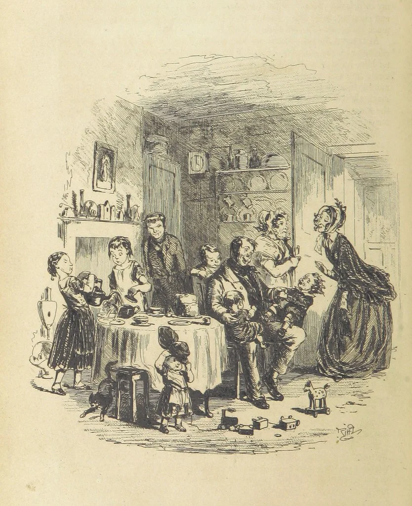 An illustration from Dombey and Son ... With illustrations by H. K. Browne, 1848, leaf 450