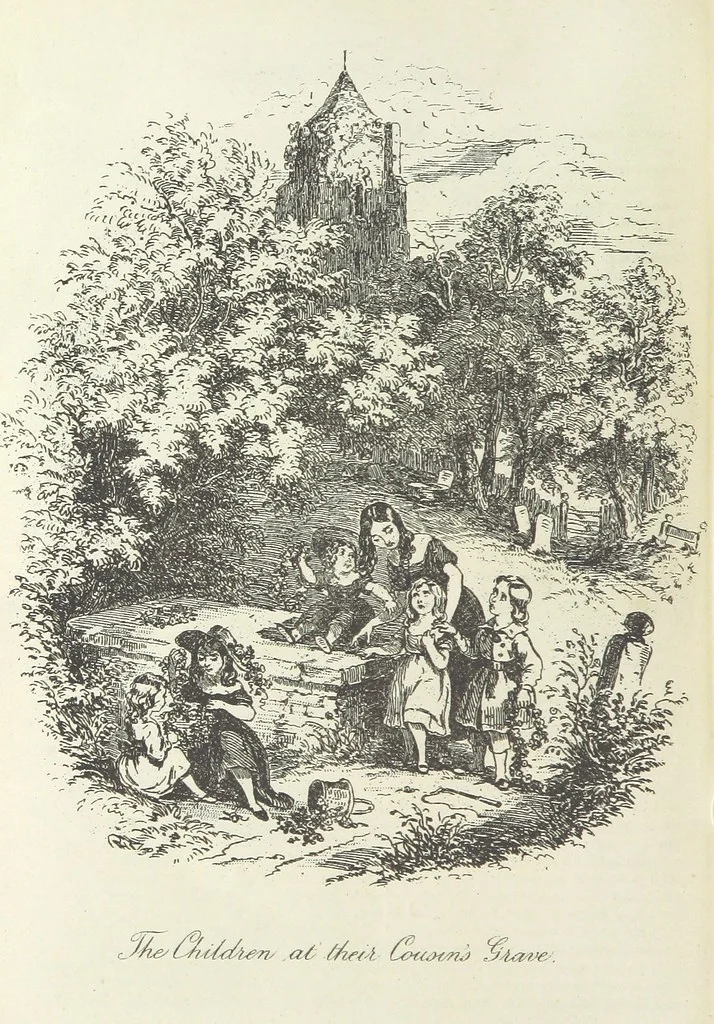 An illustration from The Life and Adventures of Nicholas Nickleby. [With plates, 1892, leaf 580