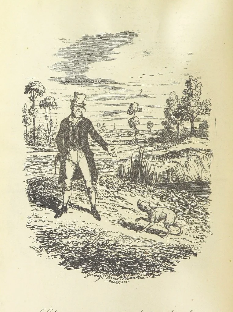 An illustration from The Adventures of Oliver Twist. [With plates, 1893, leaf 270