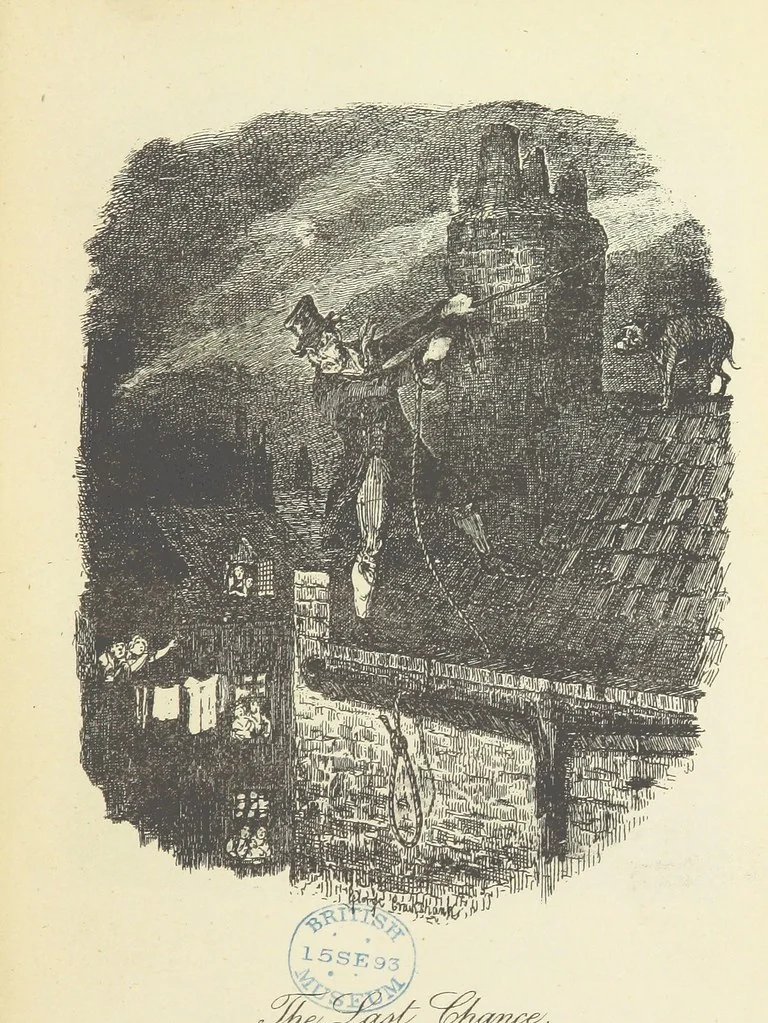 An illustration from The Adventures of Oliver Twist. [With plates, 1893, leaf 287