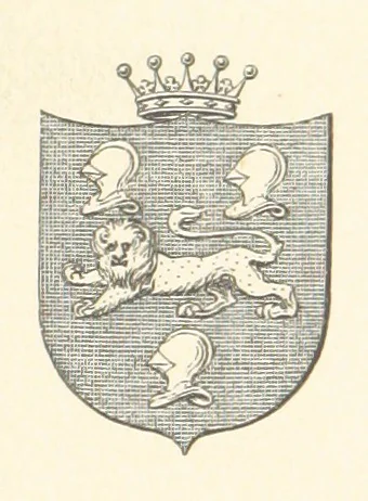 An illustration from An Account of the Progress of his Grace Henry the first Duke of Beaufort through Wales, 1684. And Notitia Cambro-Britannica. Edited from the original MS. ... by Charles Baker. [Followed by “A Statement of the services and expenses of the Marquis of Worcester, for his king and country.”, 1864, leaf 123