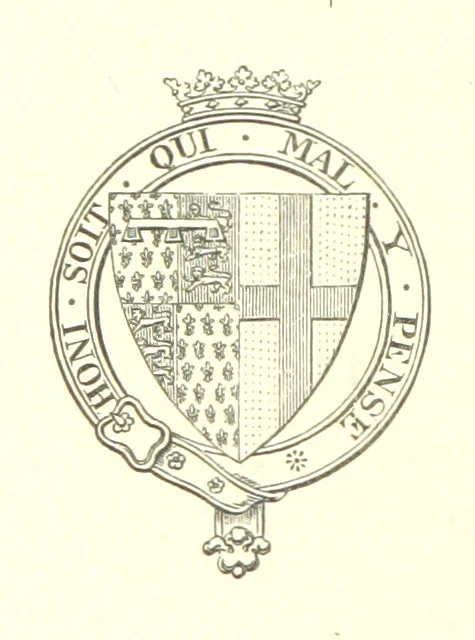 An illustration from An Account of the Progress of his Grace Henry the first Duke of Beaufort through Wales, 1684. And Notitia Cambro-Britannica. Edited from the original MS. ... by Charles Baker. [Followed by “A Statement of the services and expenses of the Marquis of Worcester, for his king and country.”, 1864, leaf 124