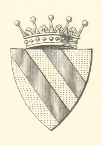 An illustration from An Account of the Progress of his Grace Henry the first Duke of Beaufort through Wales, 1684. And Notitia Cambro-Britannica. Edited from the original MS. ... by Charles Baker. [Followed by “A Statement of the services and expenses of the Marquis of Worcester, for his king and country.”, 1864, leaf 131