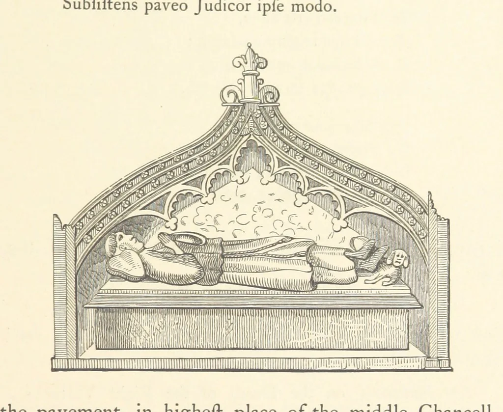 An illustration from An Account of the Progress of his Grace Henry the first Duke of Beaufort through Wales, 1684. And Notitia Cambro-Britannica. Edited from the original MS. ... by Charles Baker. [Followed by “A Statement of the services and expenses of the Marquis of Worcester, for his king and country.”, 1864, leaf 149