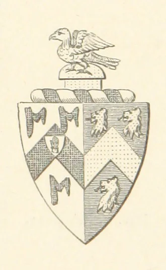 An illustration from An Account of the Progress of his Grace Henry the first Duke of Beaufort through Wales, 1684. And Notitia Cambro-Britannica. Edited from the original MS. ... by Charles Baker. [Followed by “A Statement of the services and expenses of the Marquis of Worcester, for his king and country.”, 1864, leaf 193