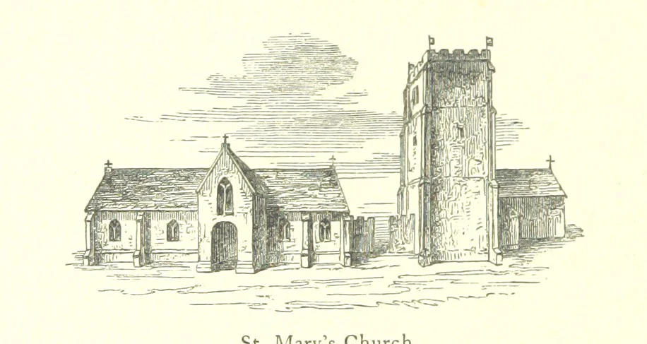 An illustration from An Account of the Progress of his Grace Henry the first Duke of Beaufort through Wales, 1684. And Notitia Cambro-Britannica. Edited from the original MS. ... by Charles Baker. [Followed by “A Statement of the services and expenses of the Marquis of Worcester, for his king and country.”, 1864, leaf 198