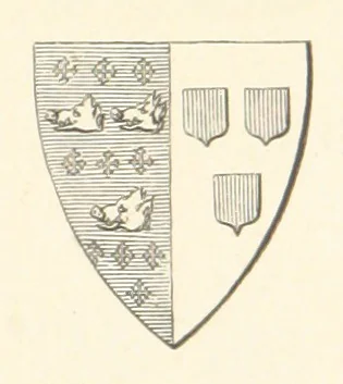 An illustration from An Account of the Progress of his Grace Henry the first Duke of Beaufort through Wales, 1684. And Notitia Cambro-Britannica. Edited from the original MS. ... by Charles Baker. [Followed by “A Statement of the services and expenses of the Marquis of Worcester, for his king and country.”, 1864, leaf 201