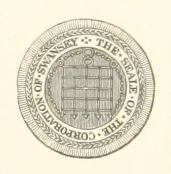 An illustration from An Account of the Progress of his Grace Henry the first Duke of Beaufort through Wales, 1684. And Notitia Cambro-Britannica. Edited from the original MS. ... by Charles Baker. [Followed by “A Statement of the services and expenses of the Marquis of Worcester, for his king and country.”, 1864, leaf 207