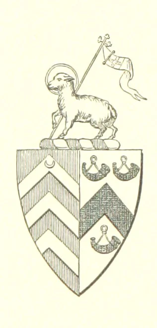 An illustration from An Account of the Progress of his Grace Henry the first Duke of Beaufort through Wales, 1684. And Notitia Cambro-Britannica. Edited from the original MS. ... by Charles Baker. [Followed by “A Statement of the services and expenses of the Marquis of Worcester, for his king and country.”, 1864, leaf 214