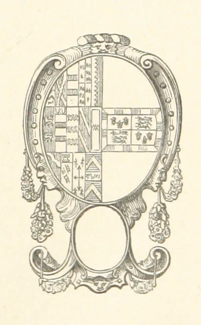 An illustration from An Account of the Progress of his Grace Henry the first Duke of Beaufort through Wales, 1684. And Notitia Cambro-Britannica. Edited from the original MS. ... by Charles Baker. [Followed by “A Statement of the services and expenses of the Marquis of Worcester, for his king and country.”, 1864, leaf 221