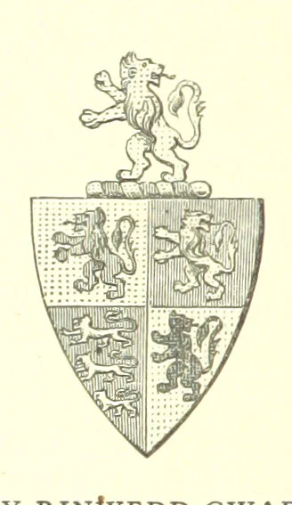 An illustration from An Account of the Progress of his Grace Henry the first Duke of Beaufort through Wales, 1684. And Notitia Cambro-Britannica. Edited from the original MS. ... by Charles Baker. [Followed by “A Statement of the services and expenses of the Marquis of Worcester, for his king and country.”, 1864, leaf 240