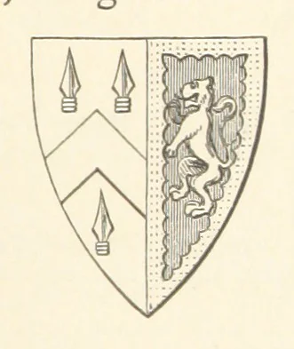 An illustration from An Account of the Progress of his Grace Henry the first Duke of Beaufort through Wales, 1684. And Notitia Cambro-Britannica. Edited from the original MS. ... by Charles Baker. [Followed by “A Statement of the services and expenses of the Marquis of Worcester, for his king and country.”, 1864, leaf 247