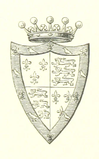 An illustration from An Account of the Progress of his Grace Henry the first Duke of Beaufort through Wales, 1684. And Notitia Cambro-Britannica. Edited from the original MS. ... by Charles Baker. [Followed by “A Statement of the services and expenses of the Marquis of Worcester, for his king and country.”, 1864, leaf 254