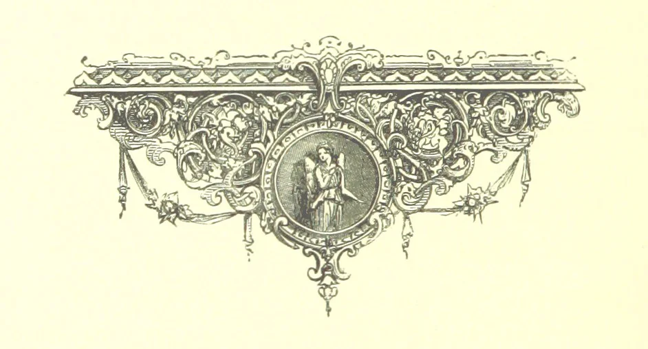 An illustration from An Account of the Progress of his Grace Henry the first Duke of Beaufort through Wales, 1684. And Notitia Cambro-Britannica. Edited from the original MS. ... by Charles Baker. [Followed by “A Statement of the services and expenses of the Marquis of Worcester, for his king and country.”, 1864, leaf 266