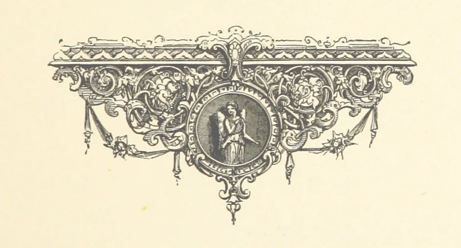 An illustration from An Account of the Progress of his Grace Henry the first Duke of Beaufort through Wales, 1684. And Notitia Cambro-Britannica. Edited from the original MS. ... by Charles Baker. [Followed by “A Statement of the services and expenses of the Marquis of Worcester, for his king and country.”, 1864, leaf 85