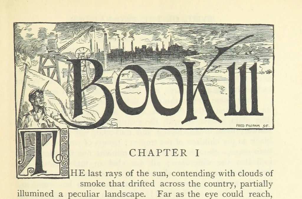 An illustration from Sybil ... Illustrated by F. Pegram. With an introduction by H. D. Traill, 1895, leaf 181