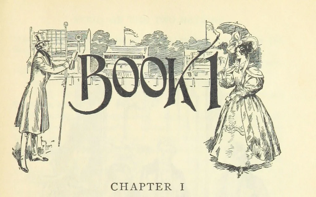 An illustration from Sybil ... Illustrated by F. Pegram. With an introduction by H. D. Traill, 1895, leaf 31