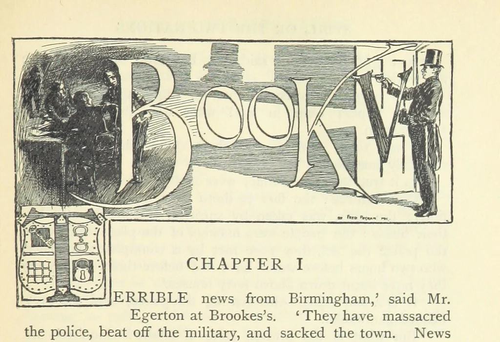 An illustration from Sybil ... Illustrated by F. Pegram. With an introduction by H. D. Traill, 1895, leaf 331