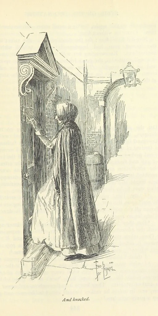 An illustration from Sybil ... Illustrated by F. Pegram. With an introduction by H. D. Traill, 1895, leaf 371