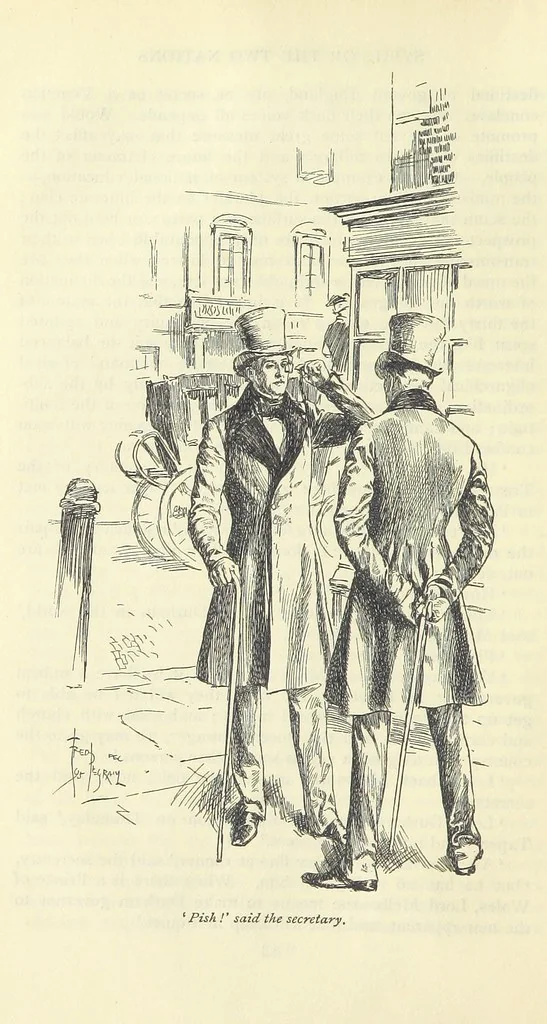 An illustration from Sybil ... Illustrated by F. Pegram. With an introduction by H. D. Traill, 1895, leaf 72