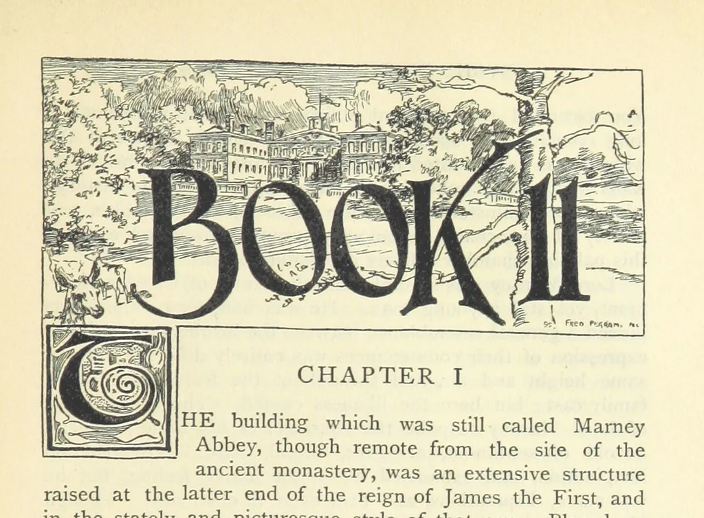 An illustration from Sybil ... Illustrated by F. Pegram. With an introduction by H. D. Traill, 1895, leaf 77