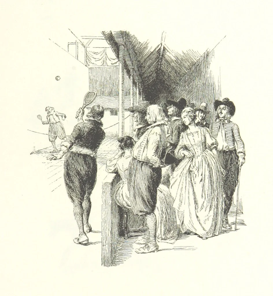 An illustration from Coridon's Song and other verses from various sources. With illustrations by Hugh Thomson ... With an introduction by Austin Dobson. L.P, 1894, leaf 169