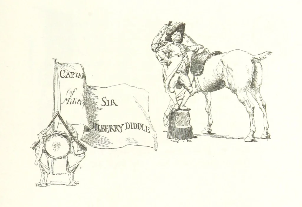 An illustration from Coridon's Song and other verses from various sources. With illustrations by Hugh Thomson ... With an introduction by Austin Dobson. L.P, 1894, leaf 293
