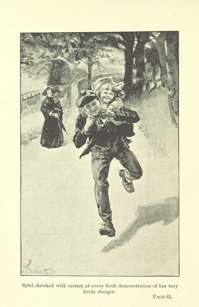 An illustration from Don. By the author of “Laddie” [i.e. Evelyn Whitaker], etc, 1895, leaf 6
