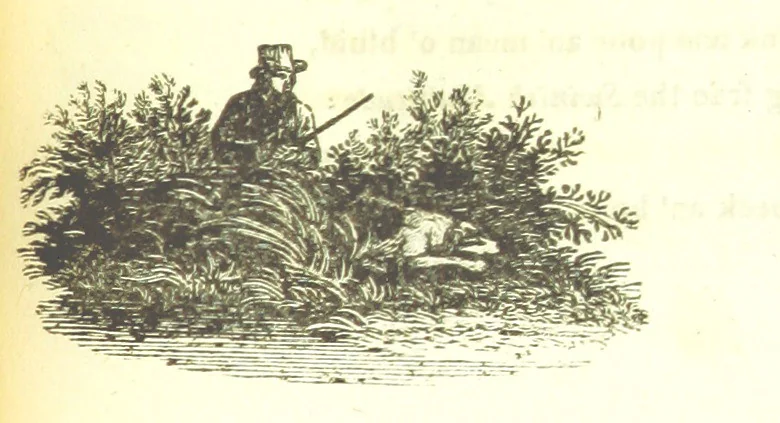 An illustration from Poems; chiefly in the Scottish dialect, etc, 1809, leaf 175
