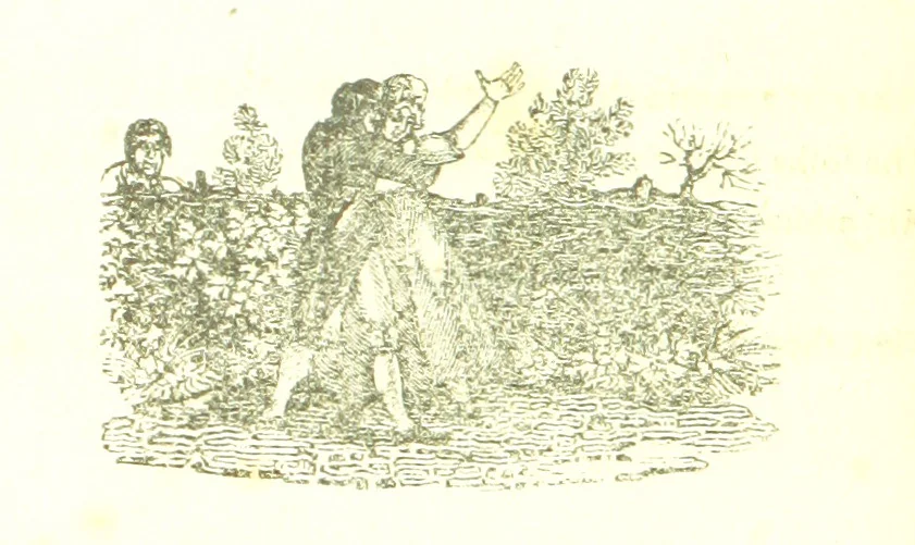 An illustration from Poems; chiefly in the Scottish dialect, etc, 1809, leaf 218